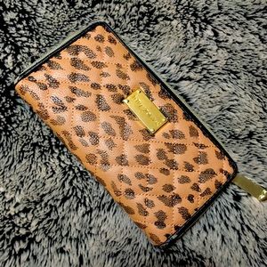 Betsey Johnson leopard print wallet